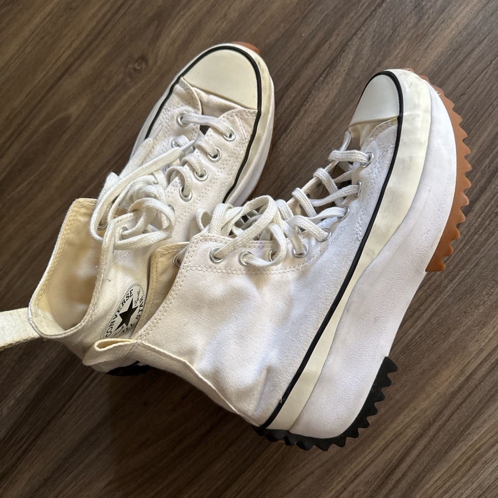 Converse White High-Top SneakersRun Star Hike